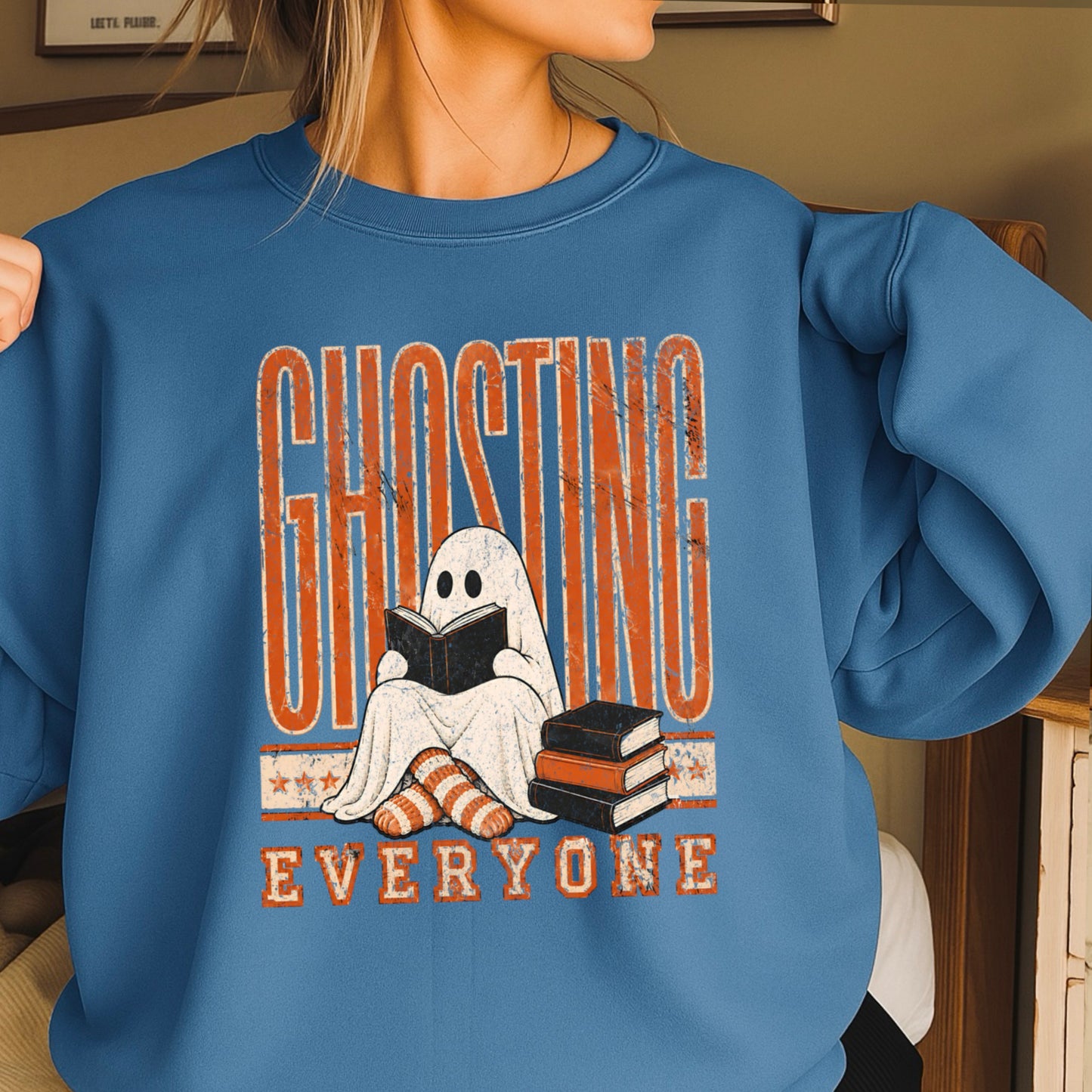 Ghosting Everyone Halloween Sweatshirt