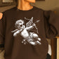 Halftone Cupid Valentine’s Day Crewneck Sweatshirt