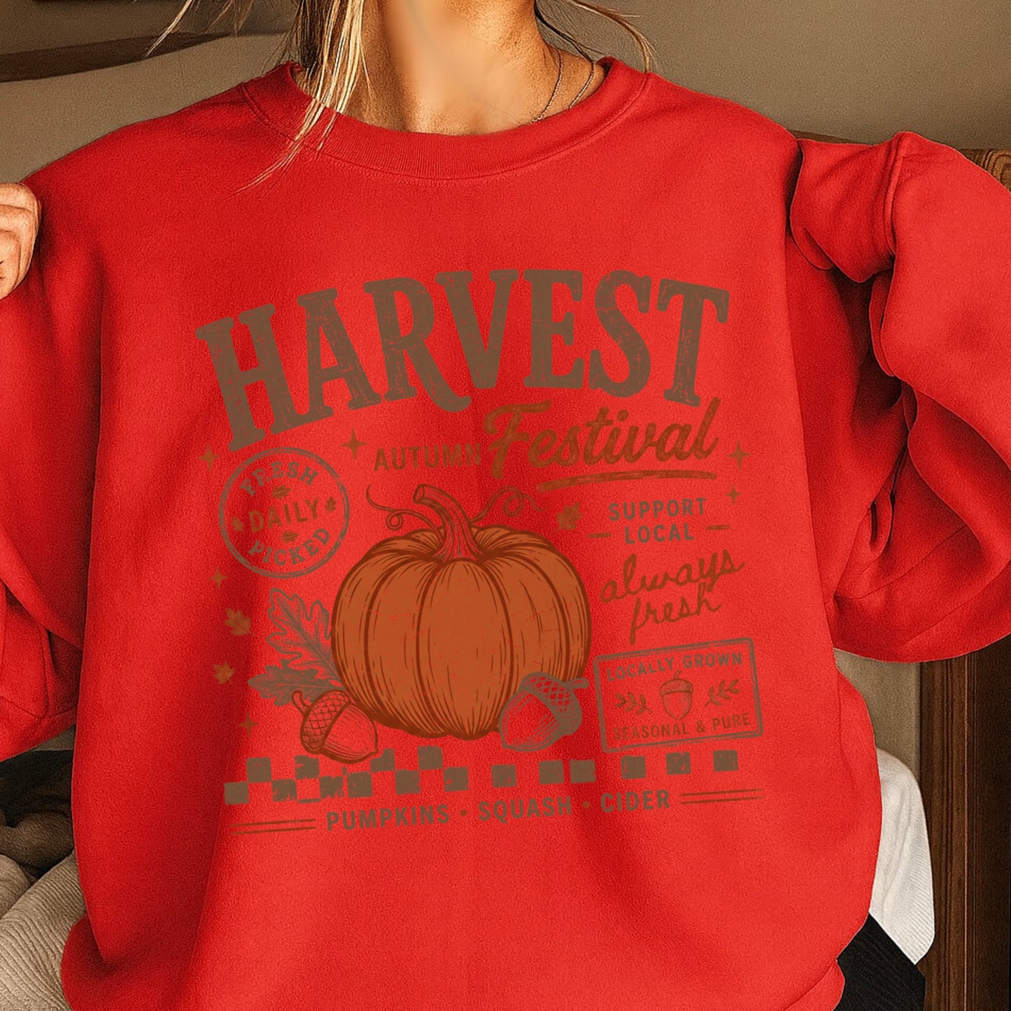 Harvest Festival Fall Crewneck Sweatshirt
