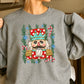 Preppy Nutcracker Christmas Crewneck Sweatshirt