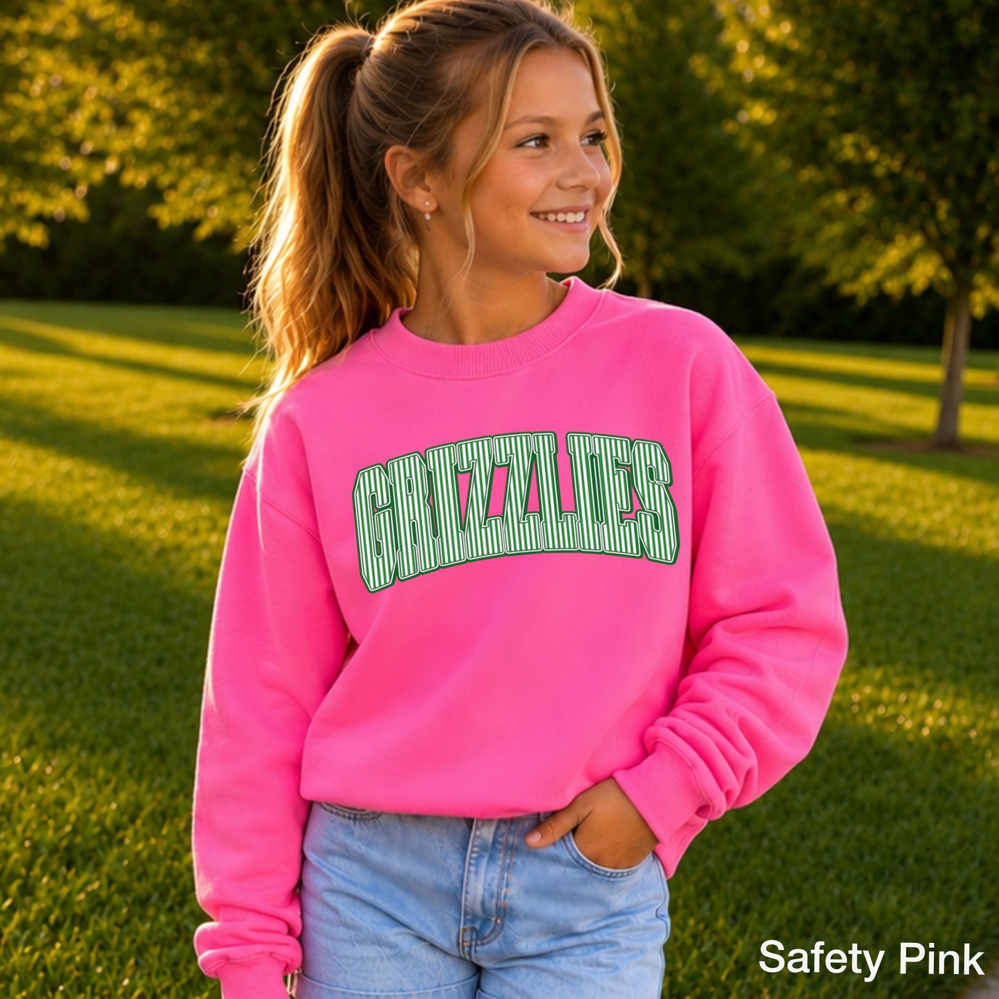 Grizzlies Youth Crewneck Sweatshirt