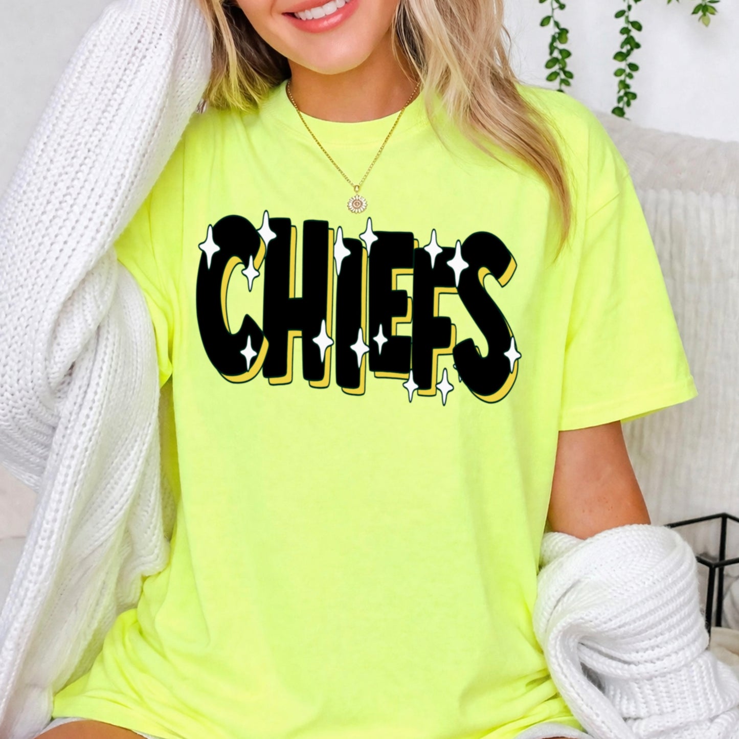 Chiefs  Comfort Color Graphic Tee
