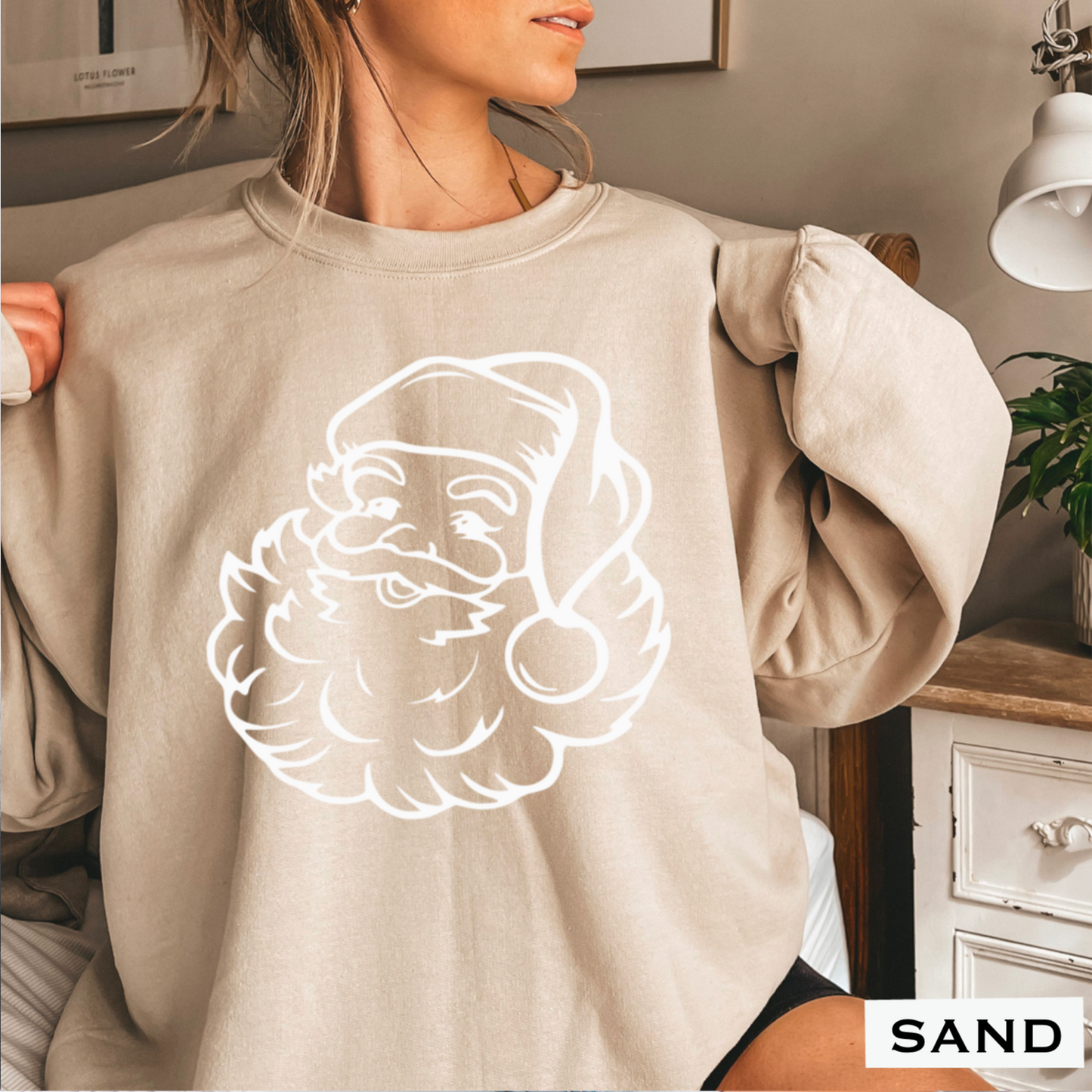 Vintage Santa Crewneck Sweatshirt