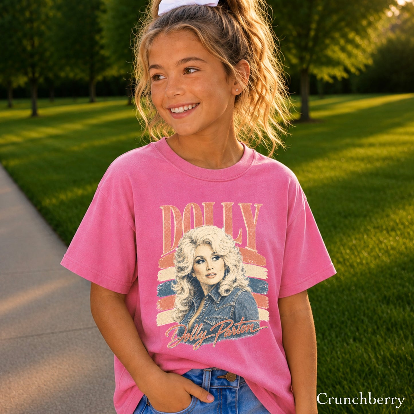 Retro Dolly Youth Comfort Color T-Shirt