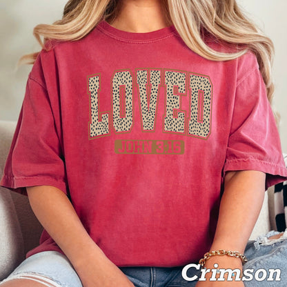 John 3:16 Valentine’s Day Comfort Color Graphic Tee