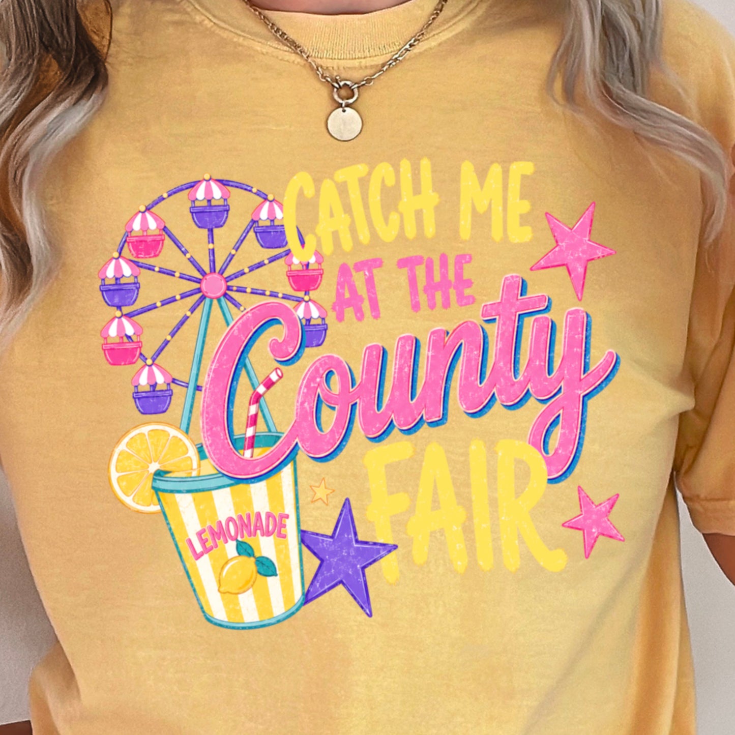 Catch Me At The County Fair Comfort Color Graphic Tee