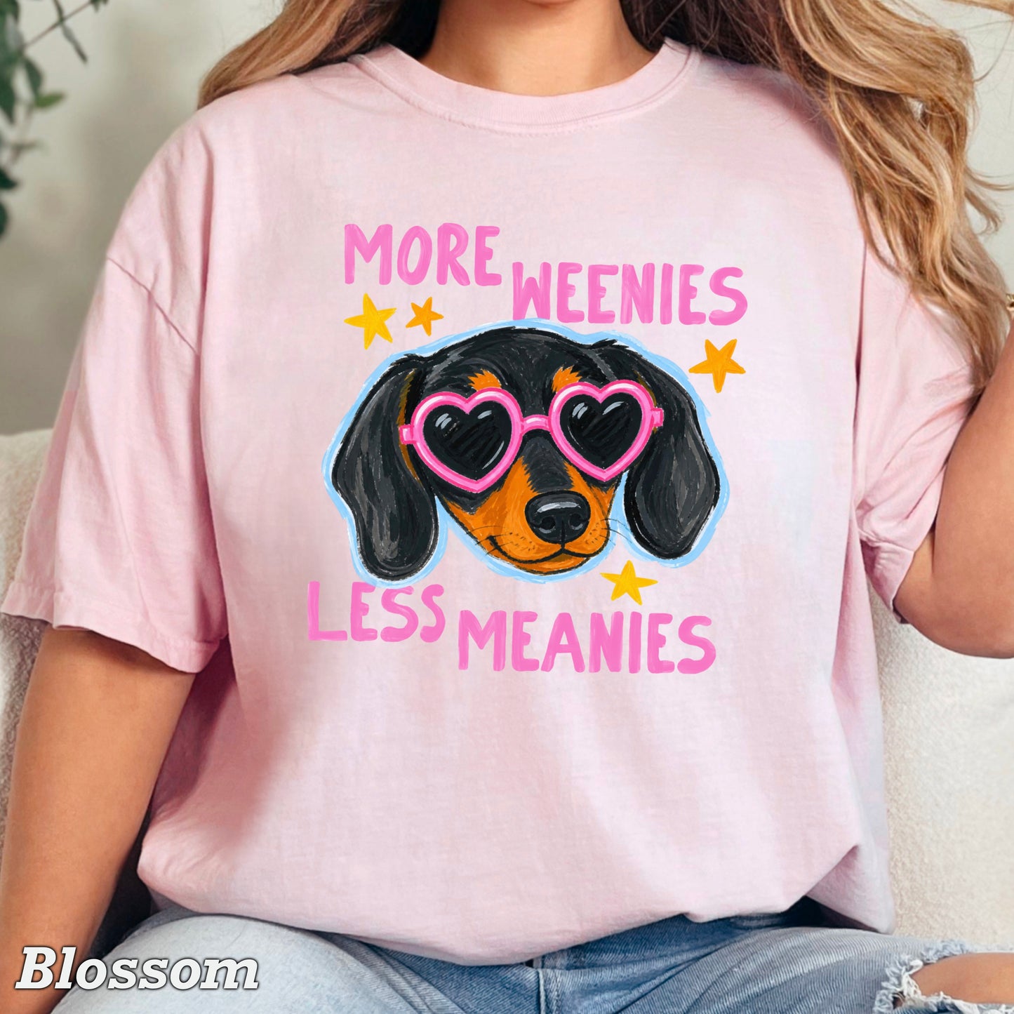 More Weenies Less Meanies Comfort Color Graphic Tee