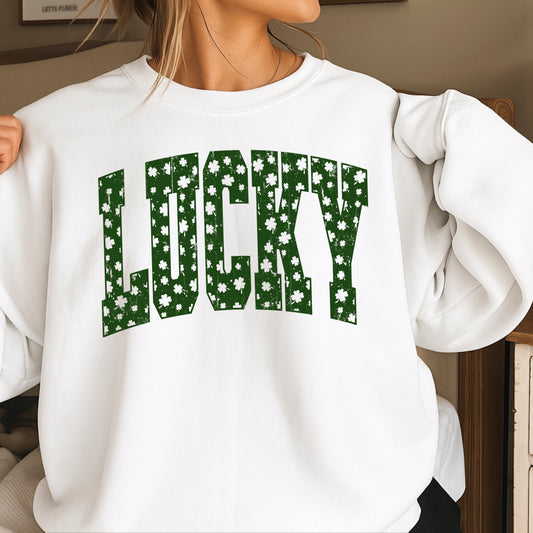 Lucky St. Patrick’s Day Crewneck Sweatshirt