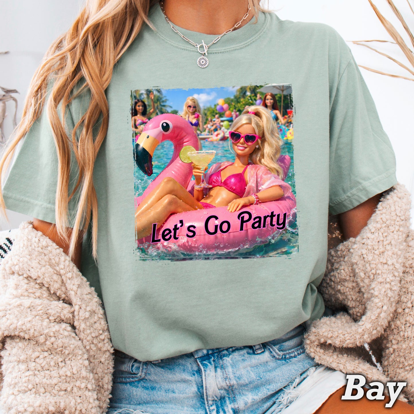 Let’s Go Party Comfort Color Graphic Tee
