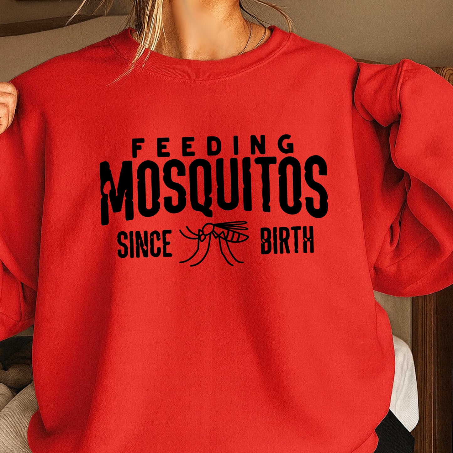 Feeding Mosquitoes Crewneck Sweatshirt