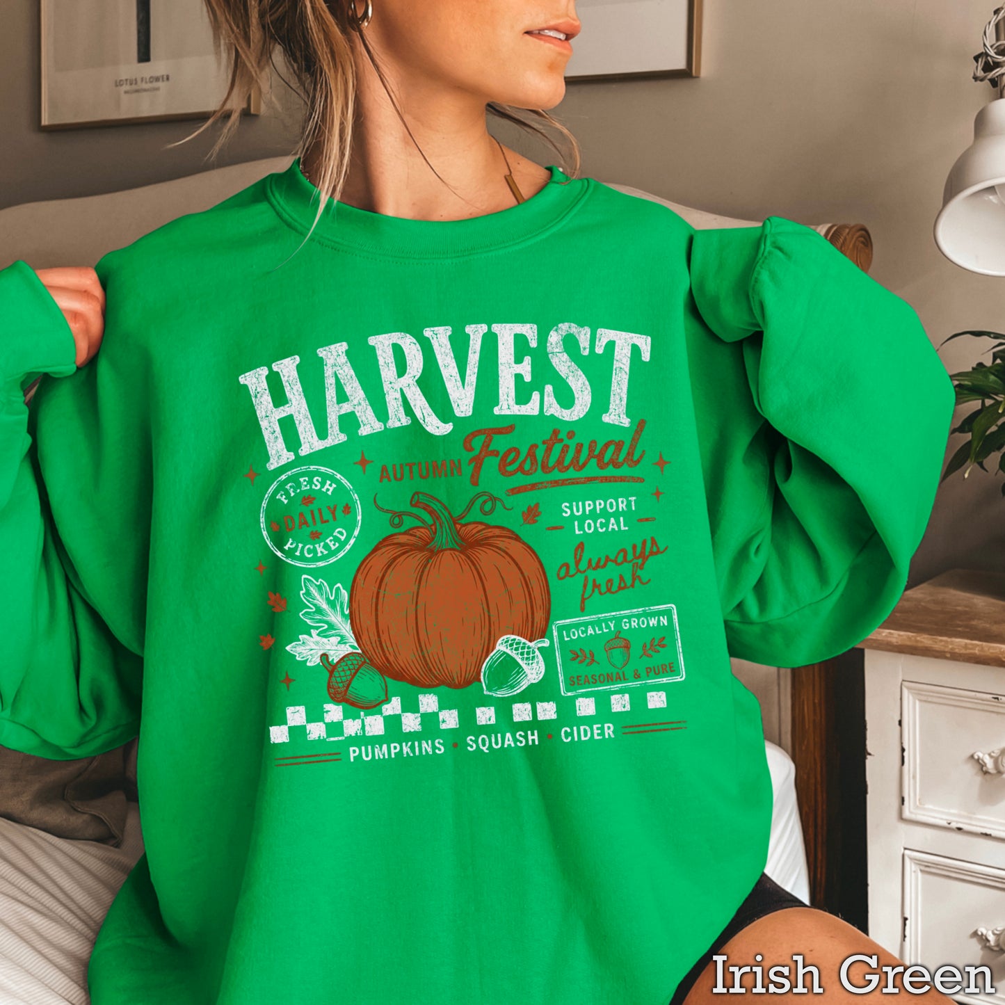 Harvest Festival Fall Crewneck Sweatshirt