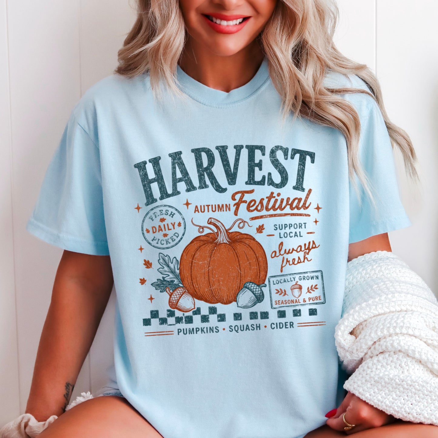 Harvest Festival Comfort Color Graphic Tee