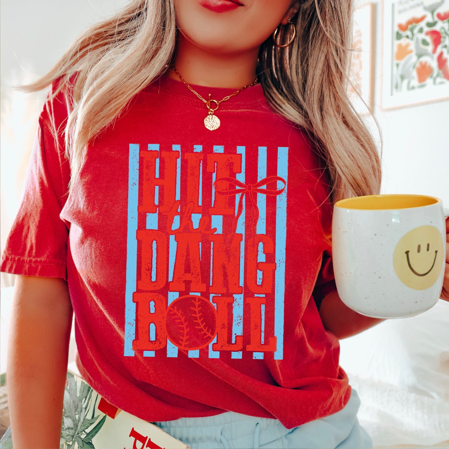Hit The Dang Ball Comfort Color Graphic Tee