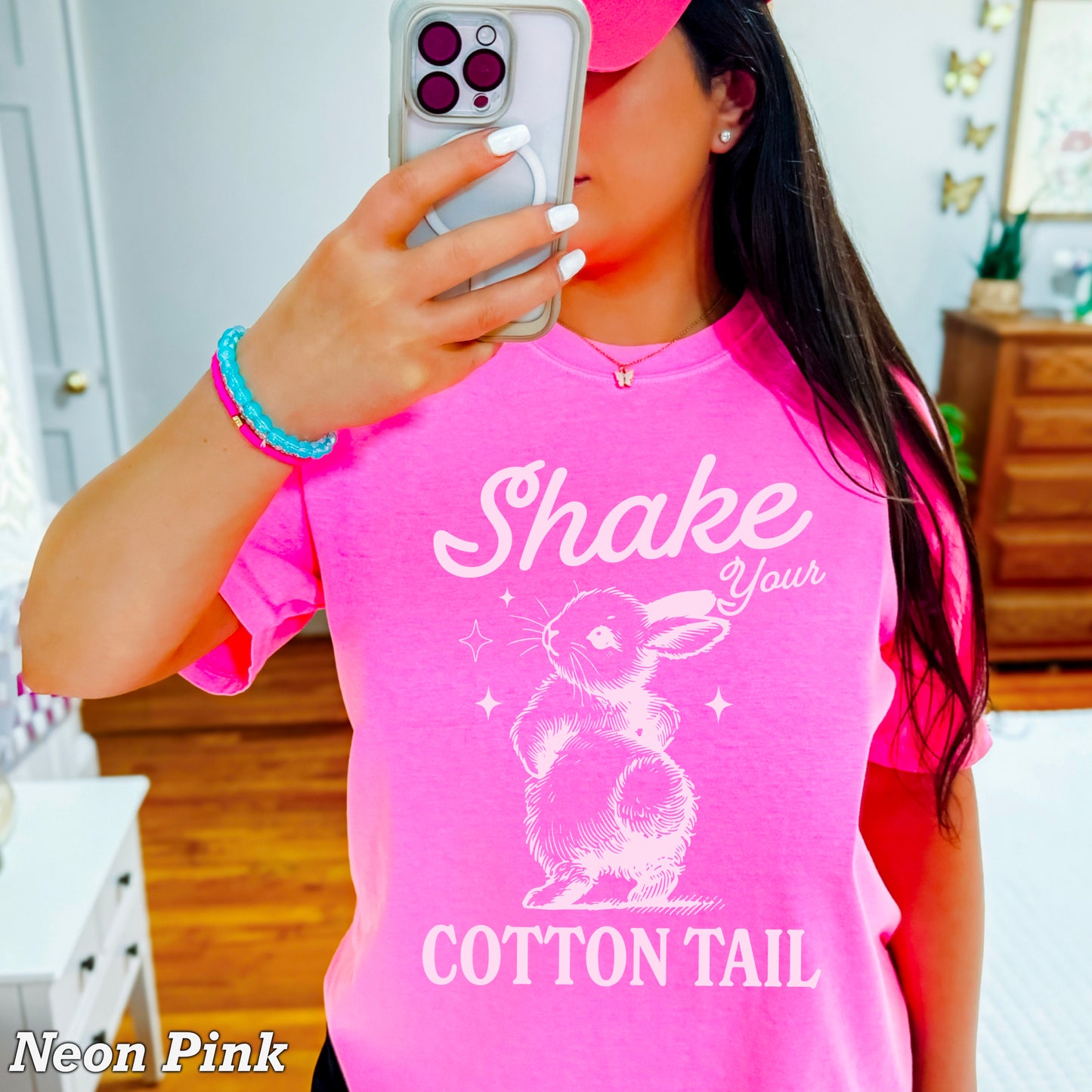 Shake Your Cotton Tail Easter Comfort Color Graphic Tee