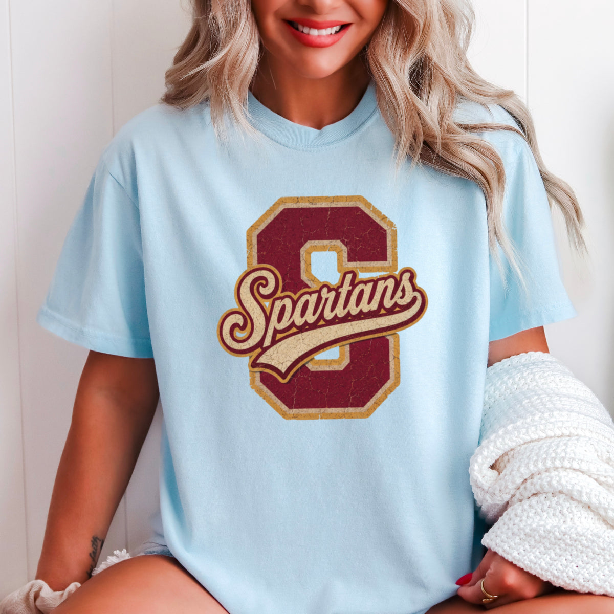 Spartans Comfort Color Graphic Tee