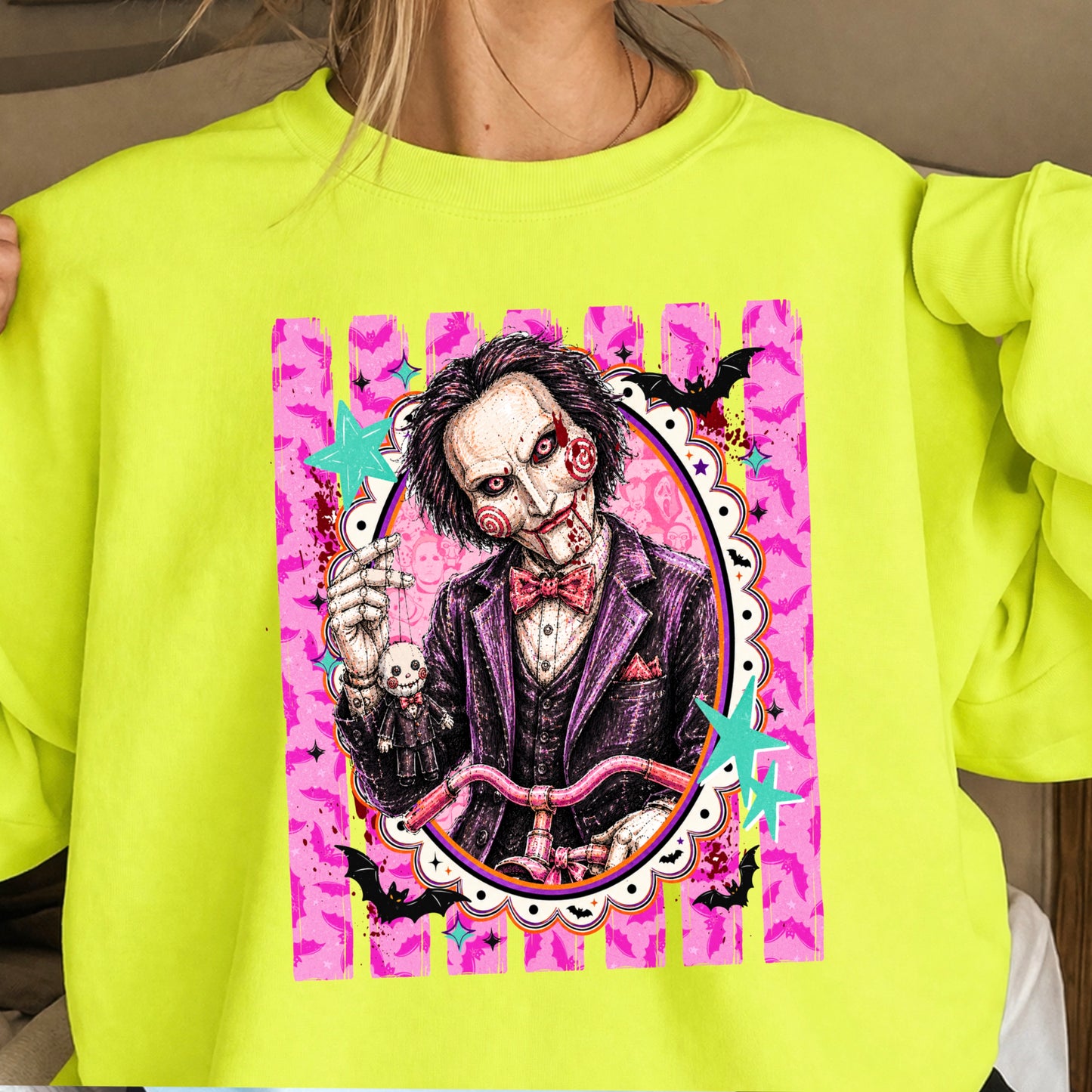 Horror Film Character Crewneck Sweatshirt