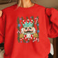 Preppy Nutcracker Christmas Crewneck Sweatshirt