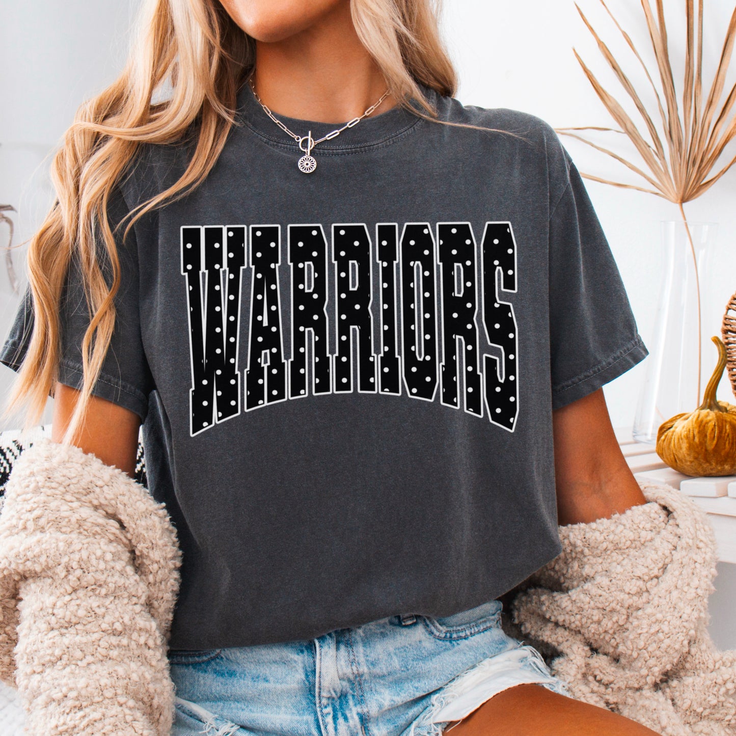 Warriors Comfort Color Graphic Tee
