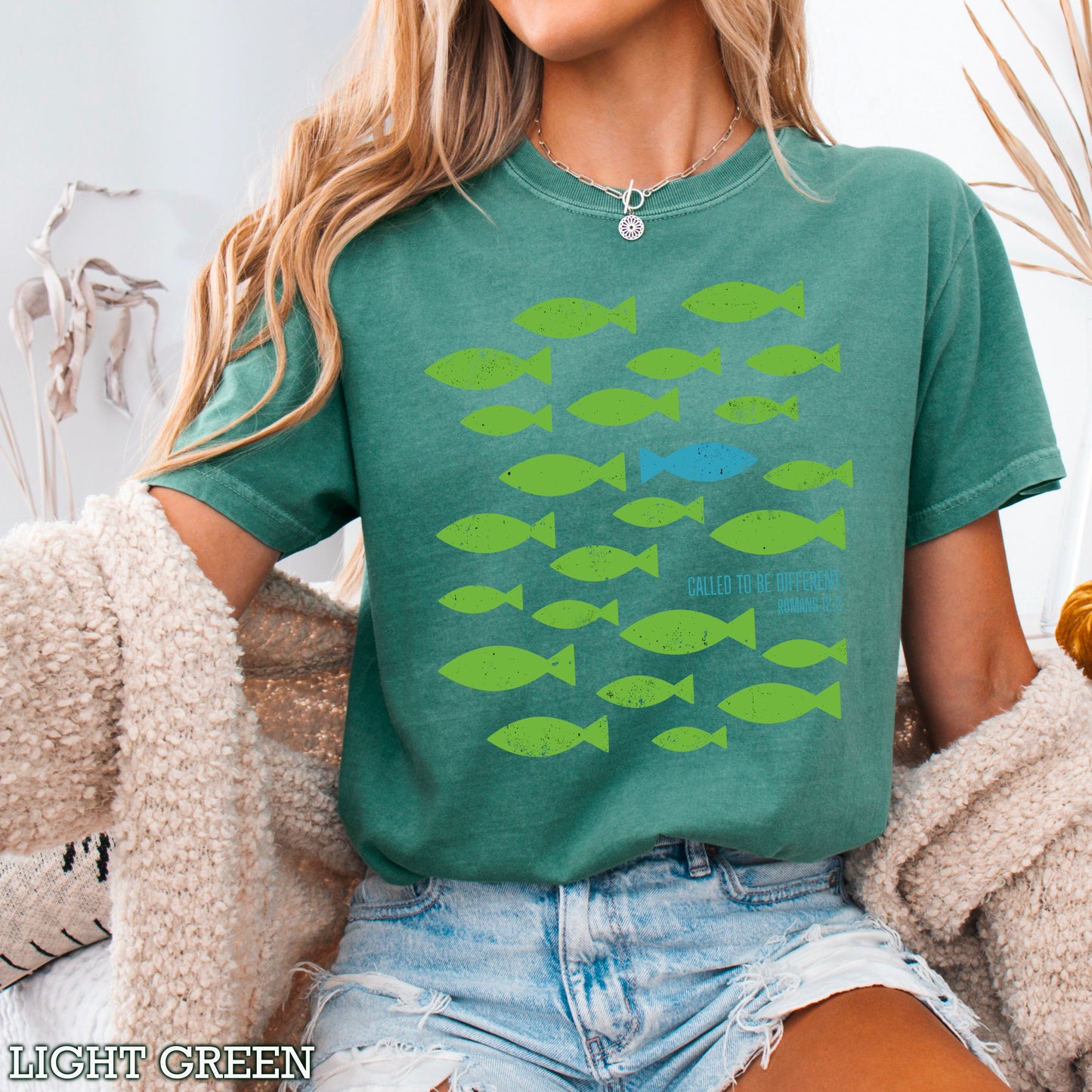 Called To Be Different Christian Comfort Color Graphic Tee