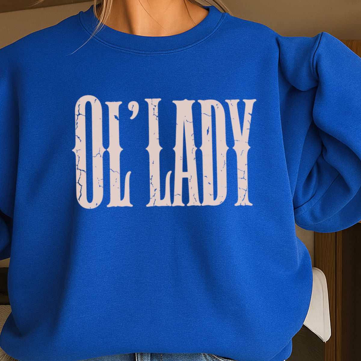 Ol’ Lady Crewneck Sweatshirt