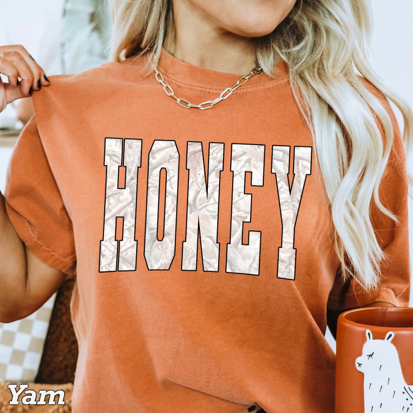 Honey Comfort Color Graphic Tee