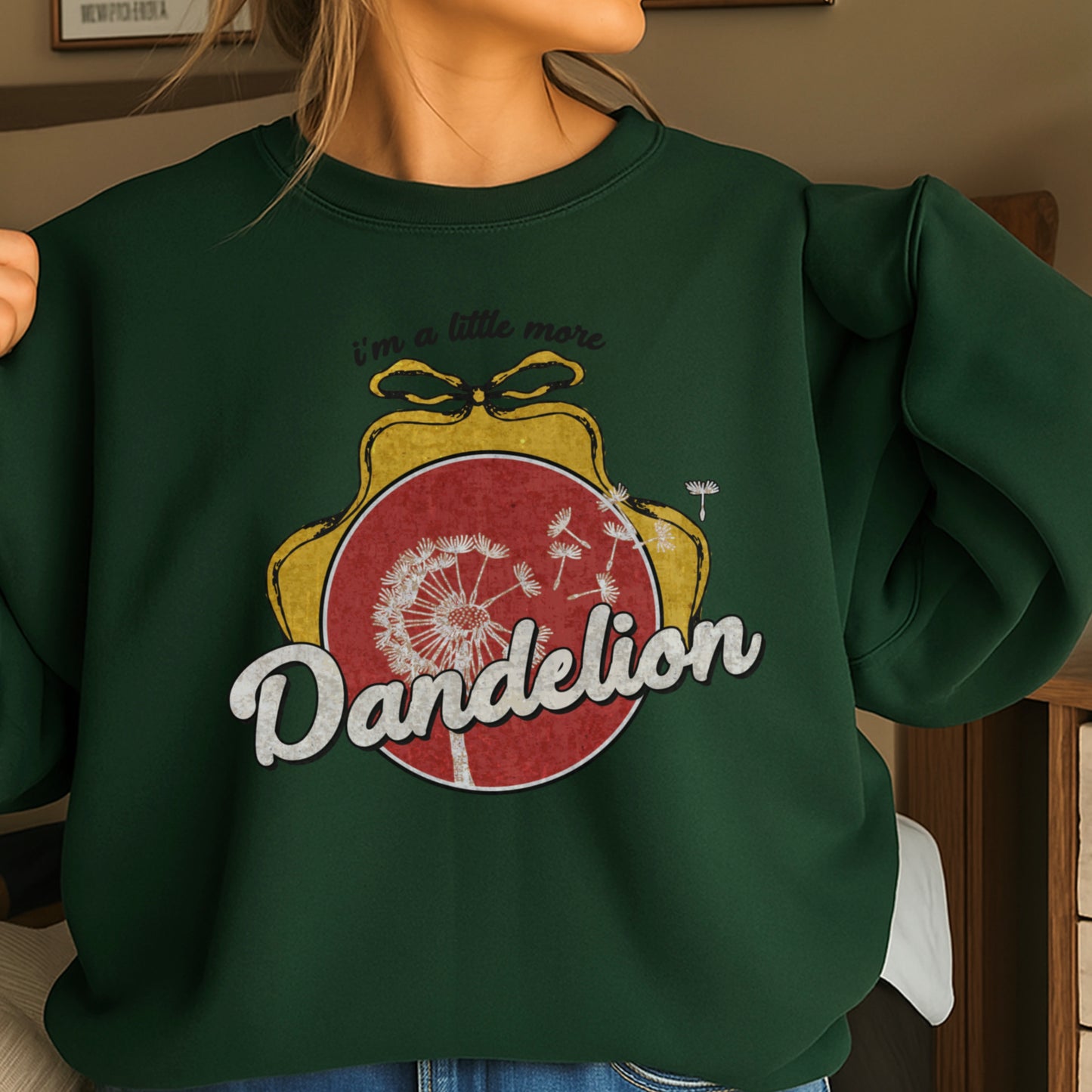 I’m A Little More Dandelion Crewneck Sweatshirt