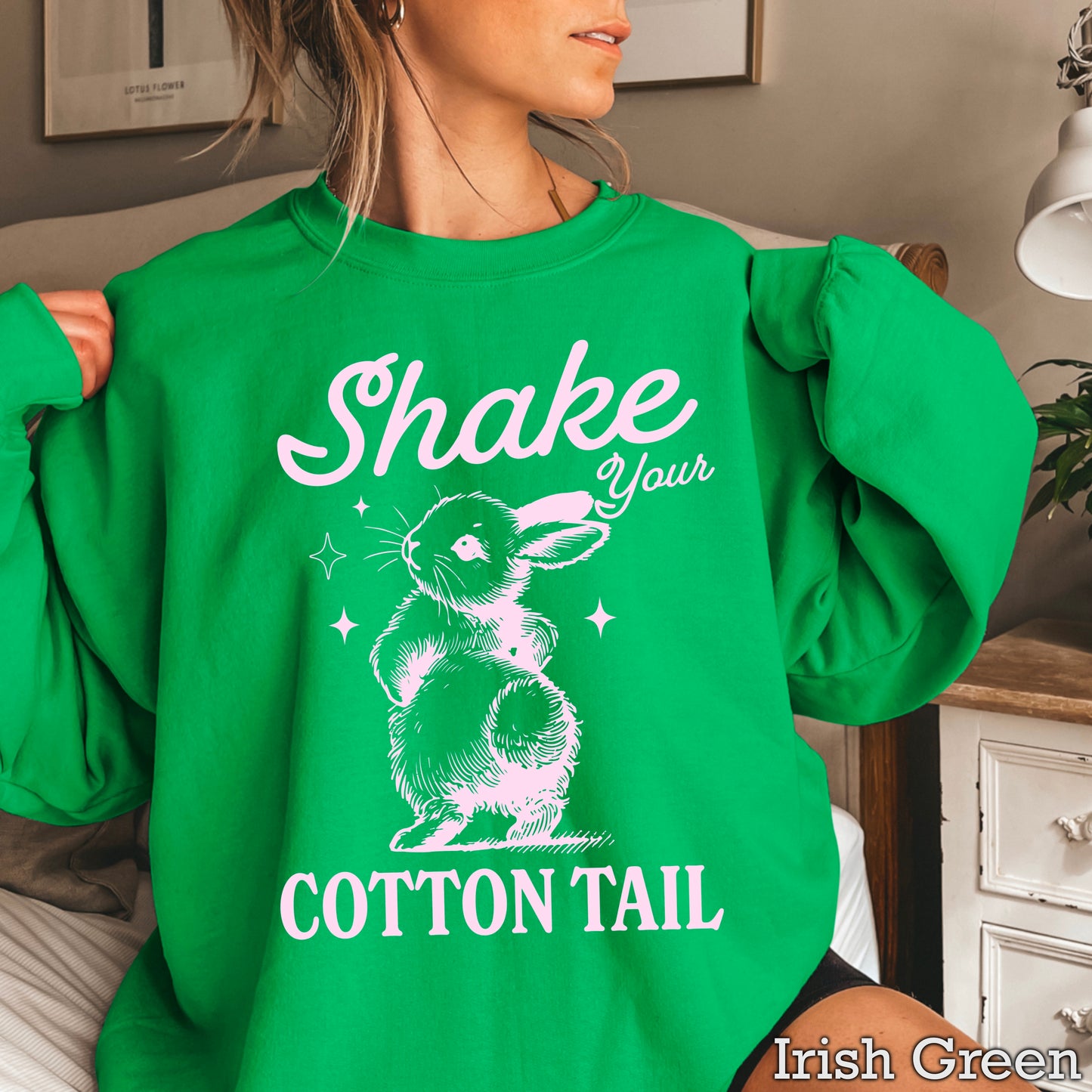 Shake Your Cotton Tail Easter Crewneck Sweatshirt