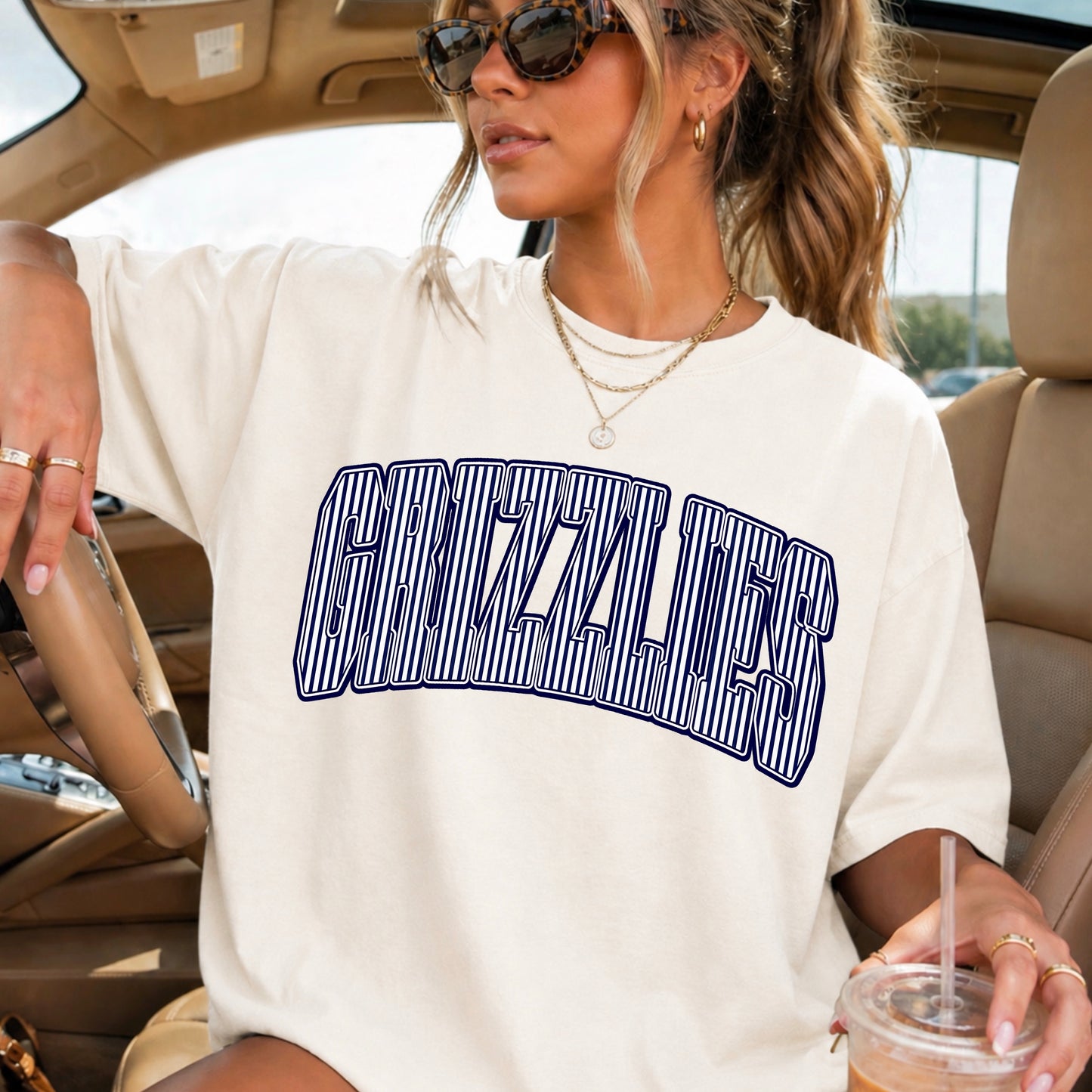 Grizzlies Comfort Color Graphic Tee
