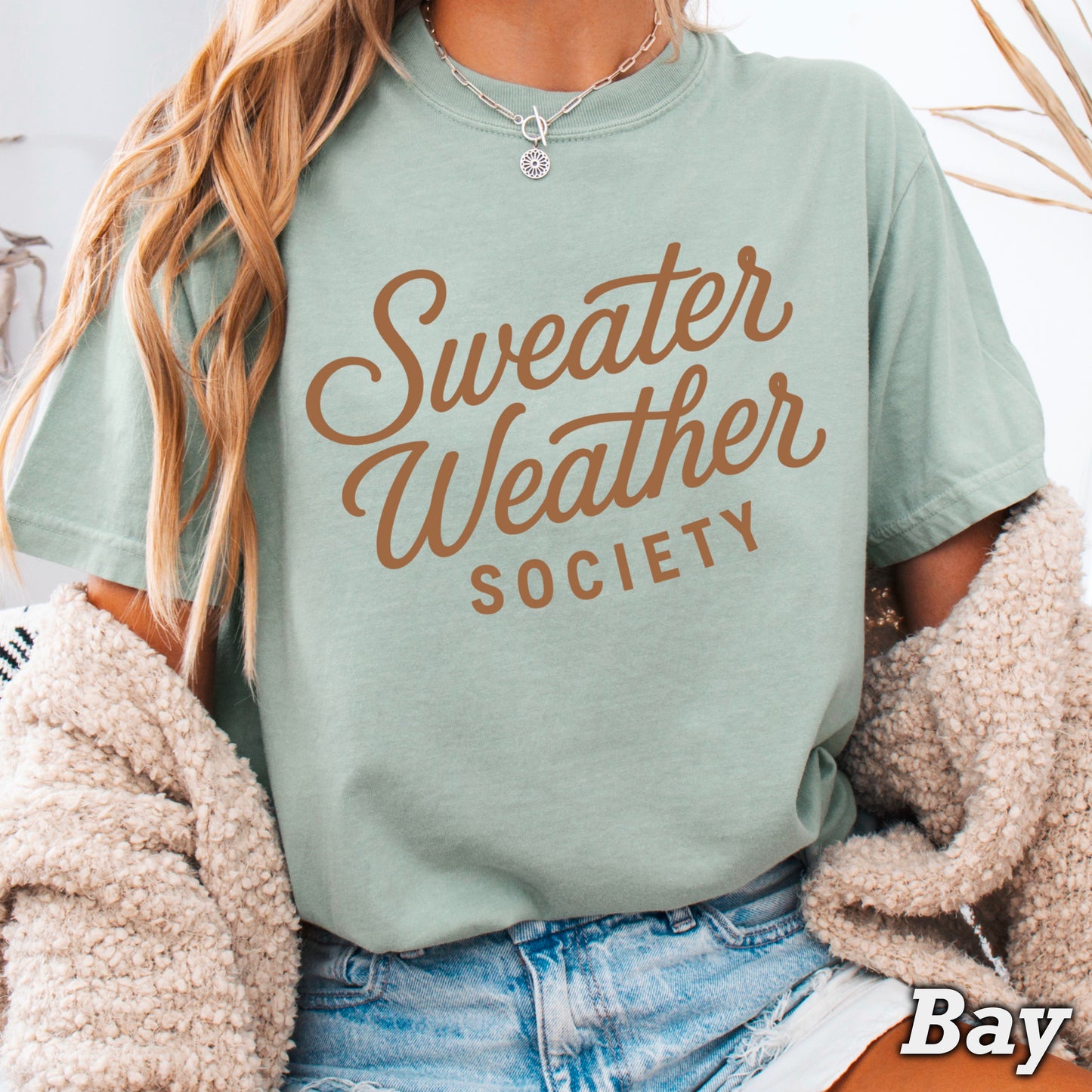 Sweater Weather Society Comfort Color Graphic Tee