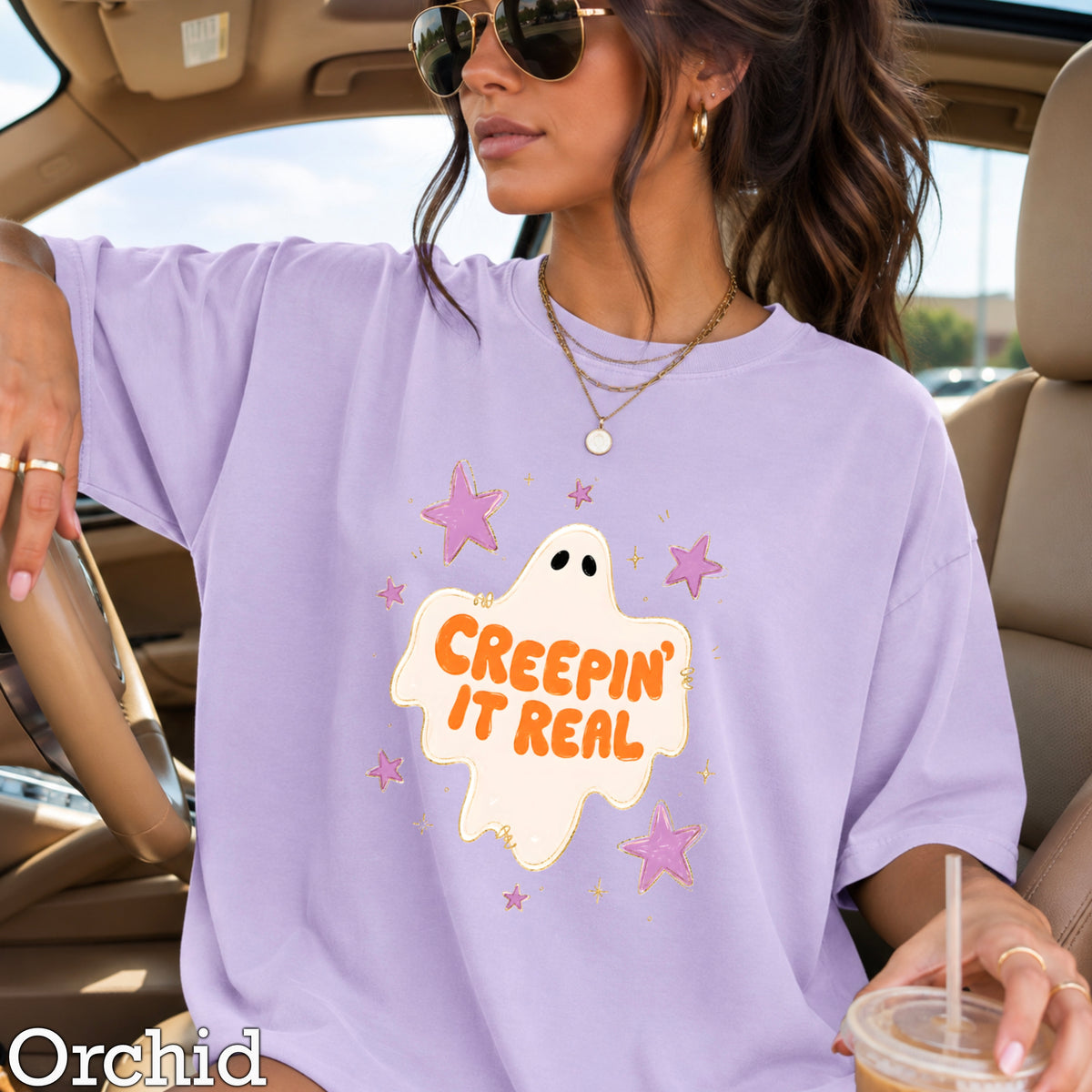 Creepin It Real Comfort Color Graphic Tee