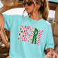 Merry Christmas Comfort Color Graphic Tee