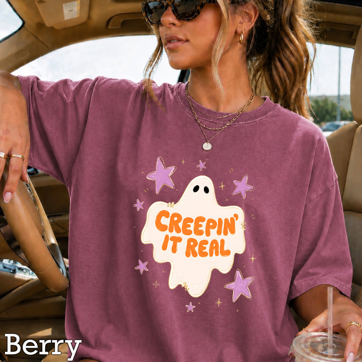 Creepin It Real Comfort Color Graphic Tee