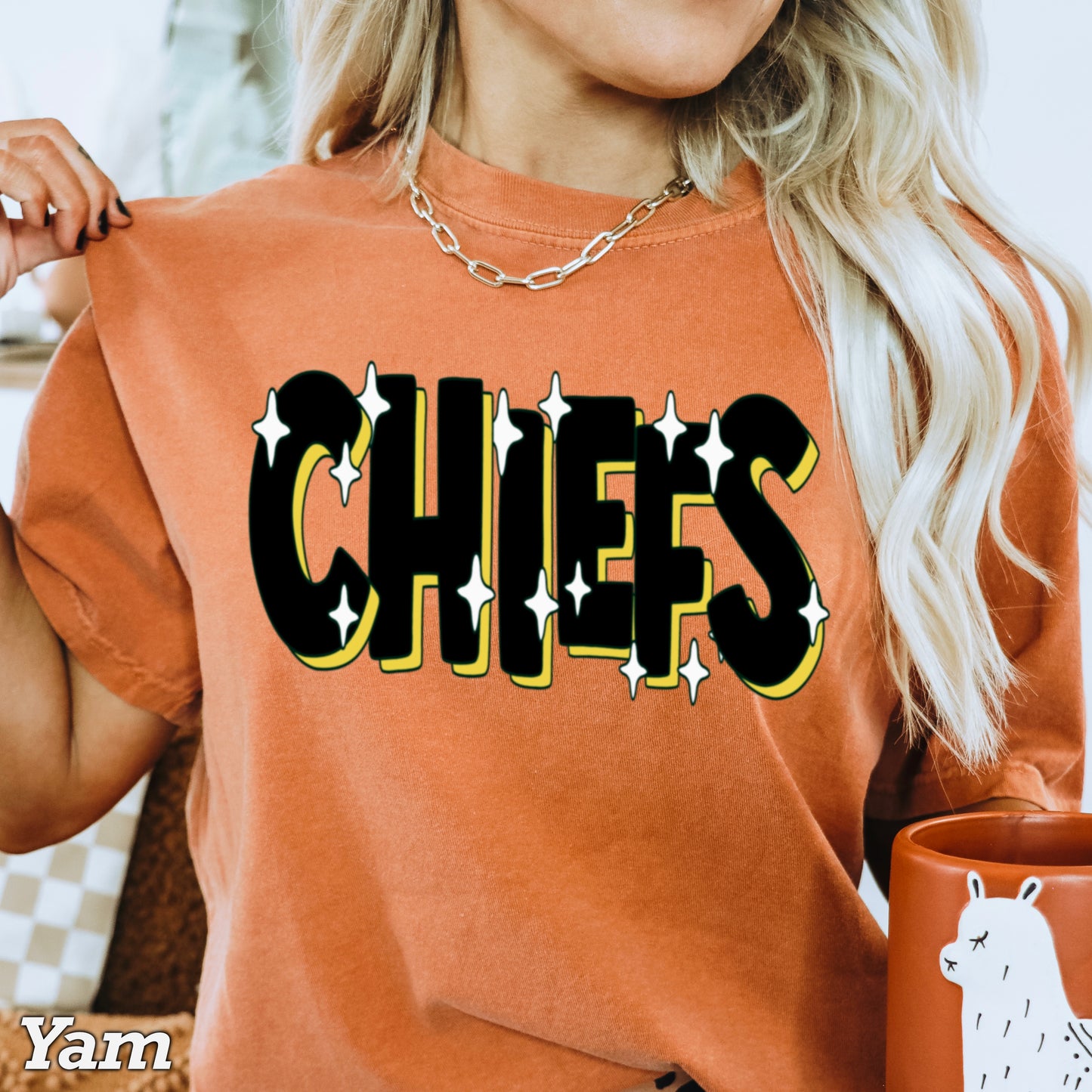 Chiefs  Comfort Color Graphic Tee