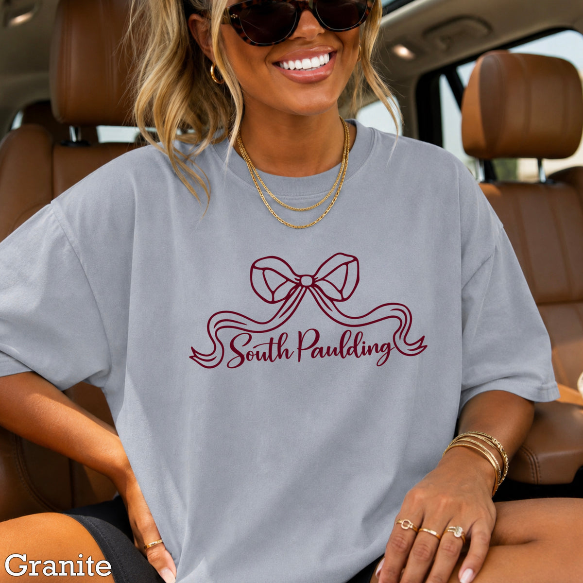 Spartans Coquette Bow Comfort Color Graphic Tee