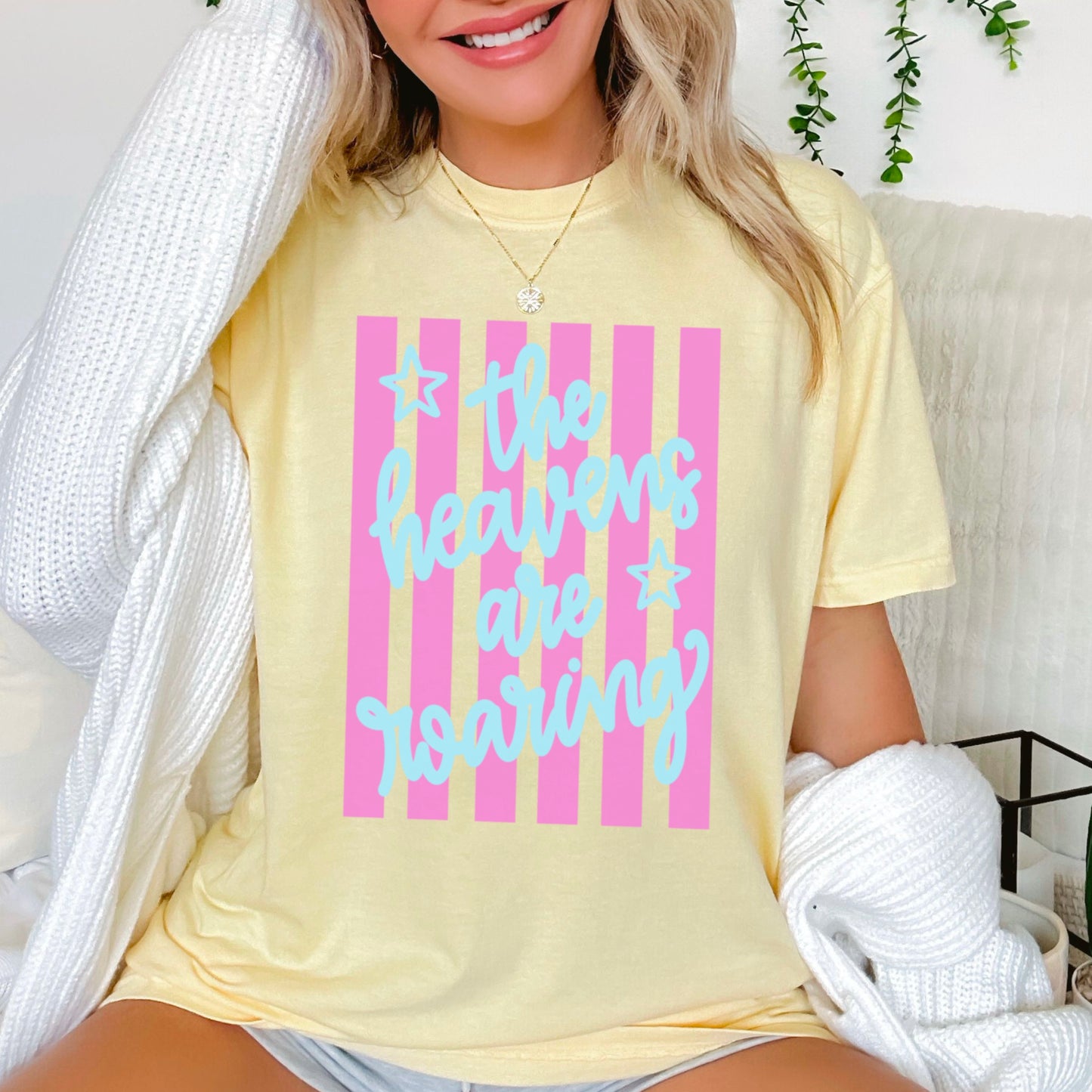 The Heavens Are Roaring Comfort Color Graphic Tee