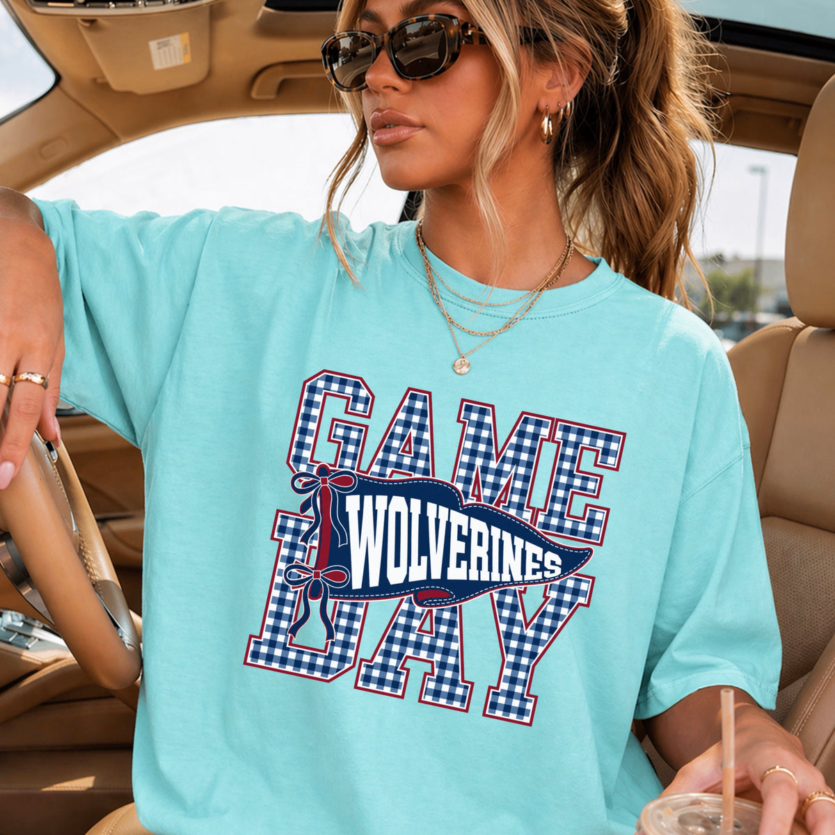 Wolverines Comfort Color Graphic Tee
