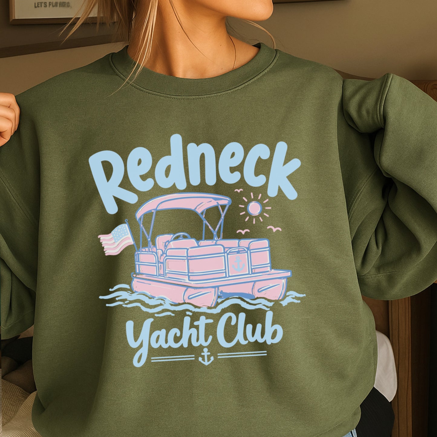 Redneck Yacht Club Crewneck Sweatshirt