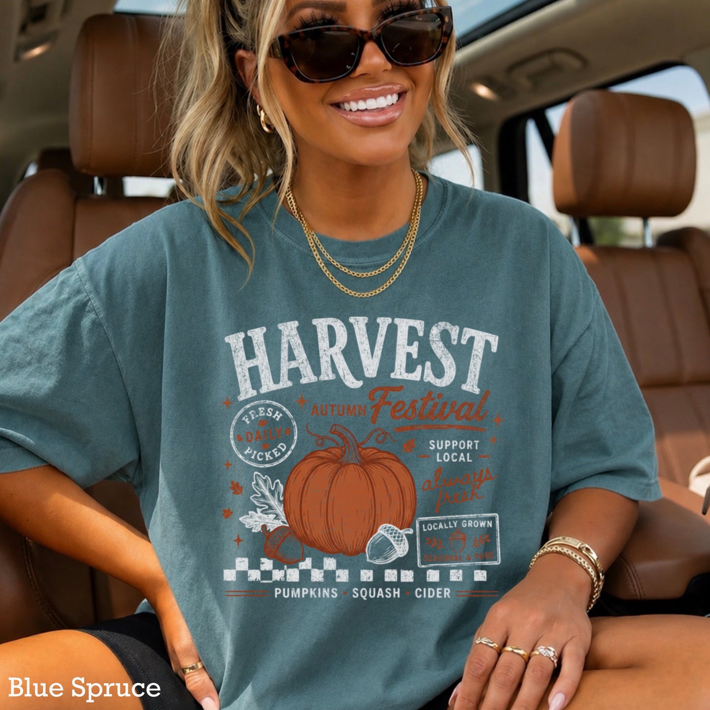 Harvest Festival Comfort Color Graphic Tee