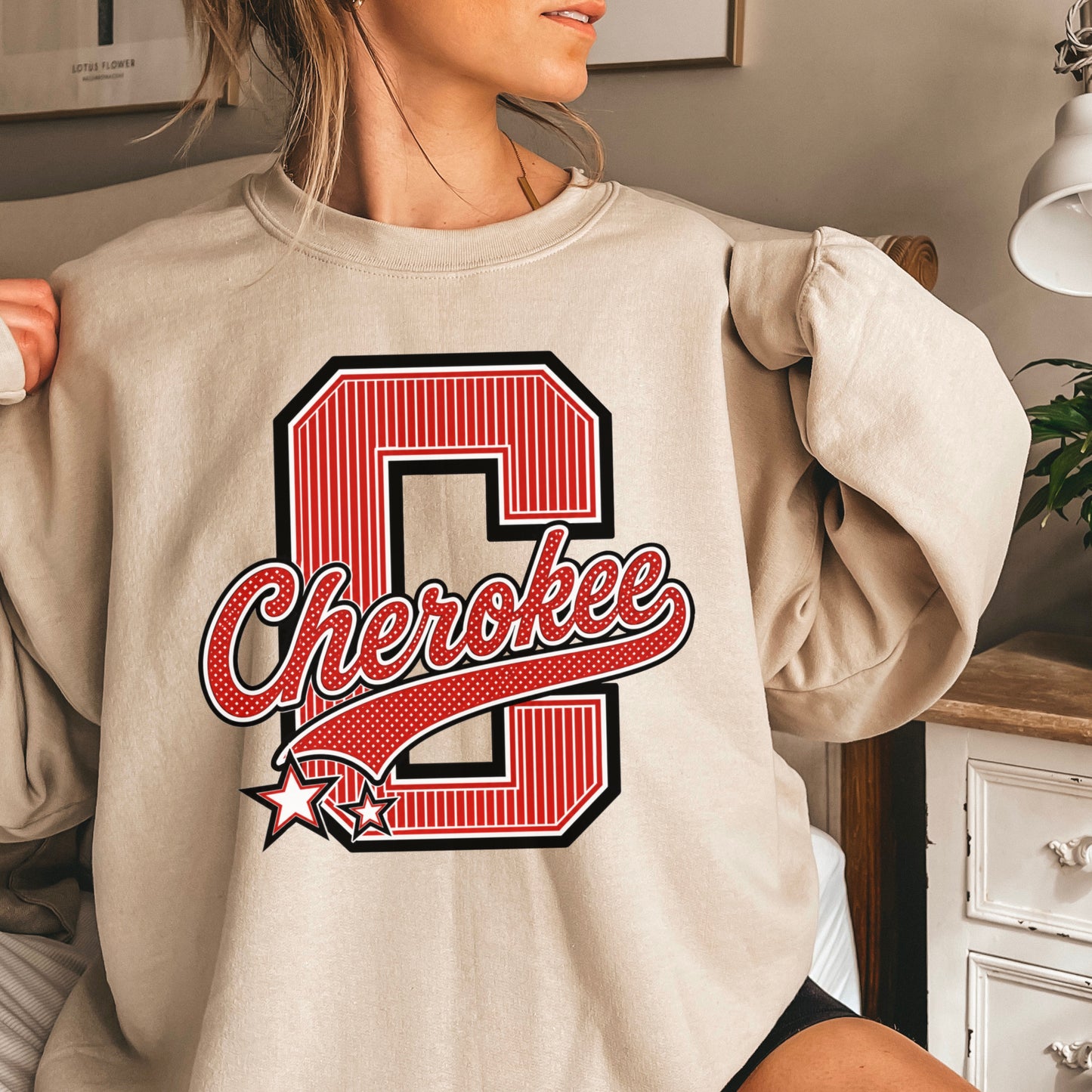Cherokee Warriors Crewneck Sweatshirt