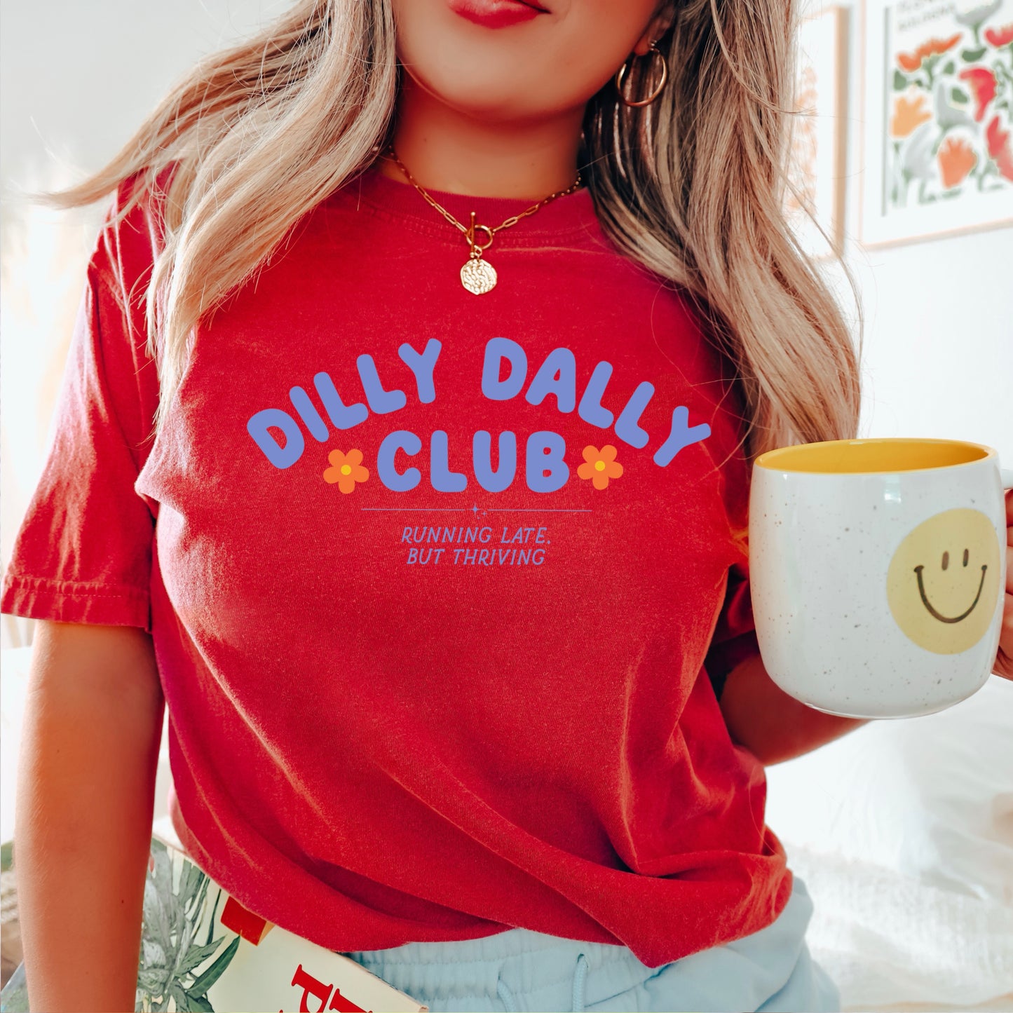 Dilly Dally Club Comfort Color Graphic Tee