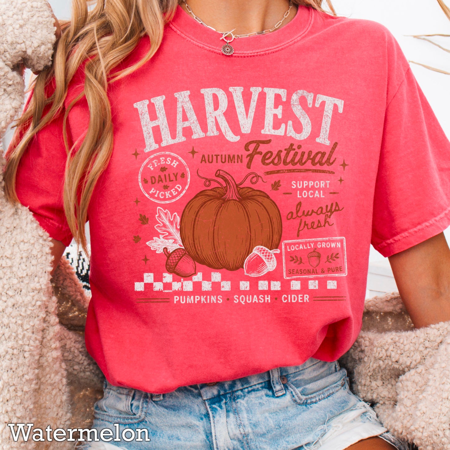 Harvest Festival Comfort Color Graphic Tee