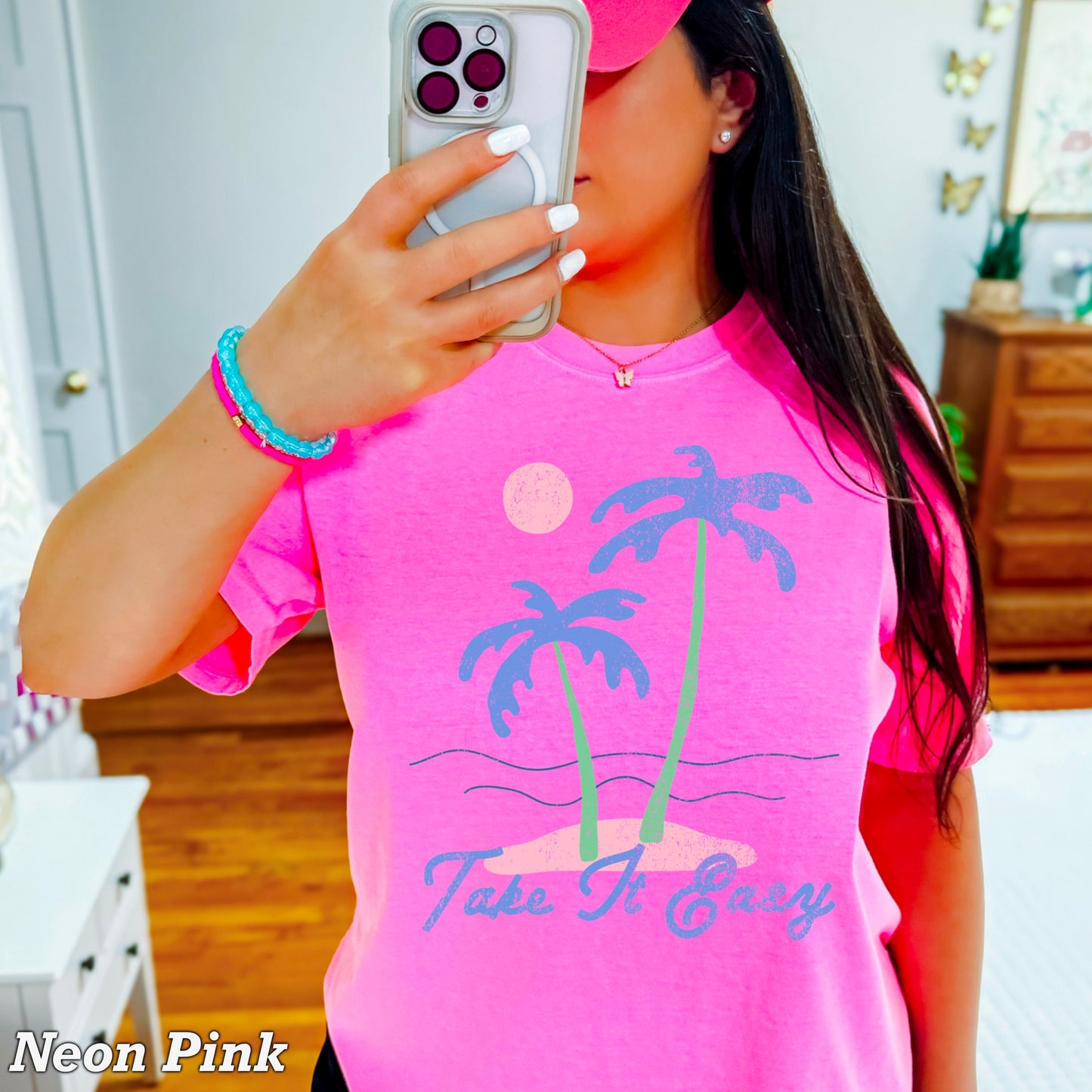 Take It Easy Comfort Color Graphic Tee