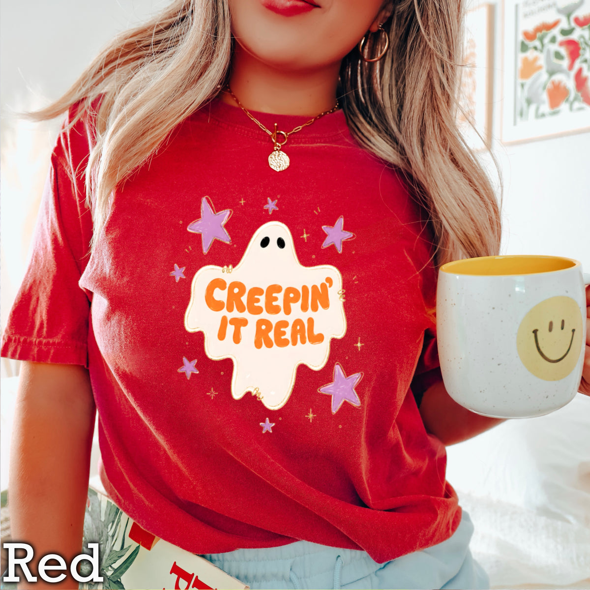 Creepin It Real Comfort Color Graphic Tee
