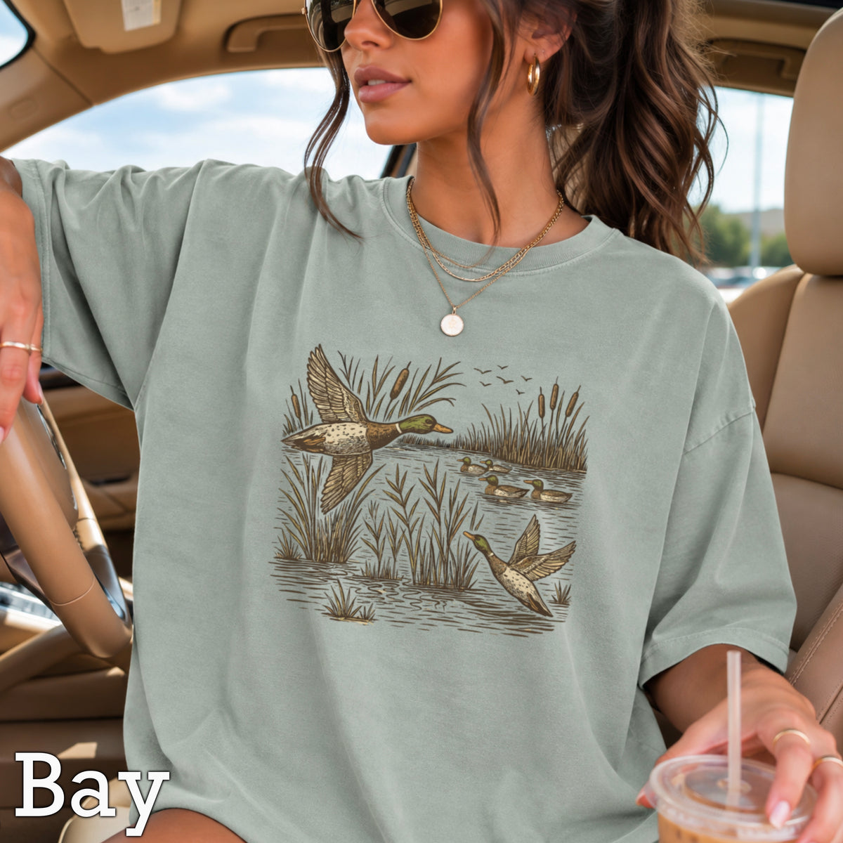 Mallard Ducks Comfort Color Graphic Tee