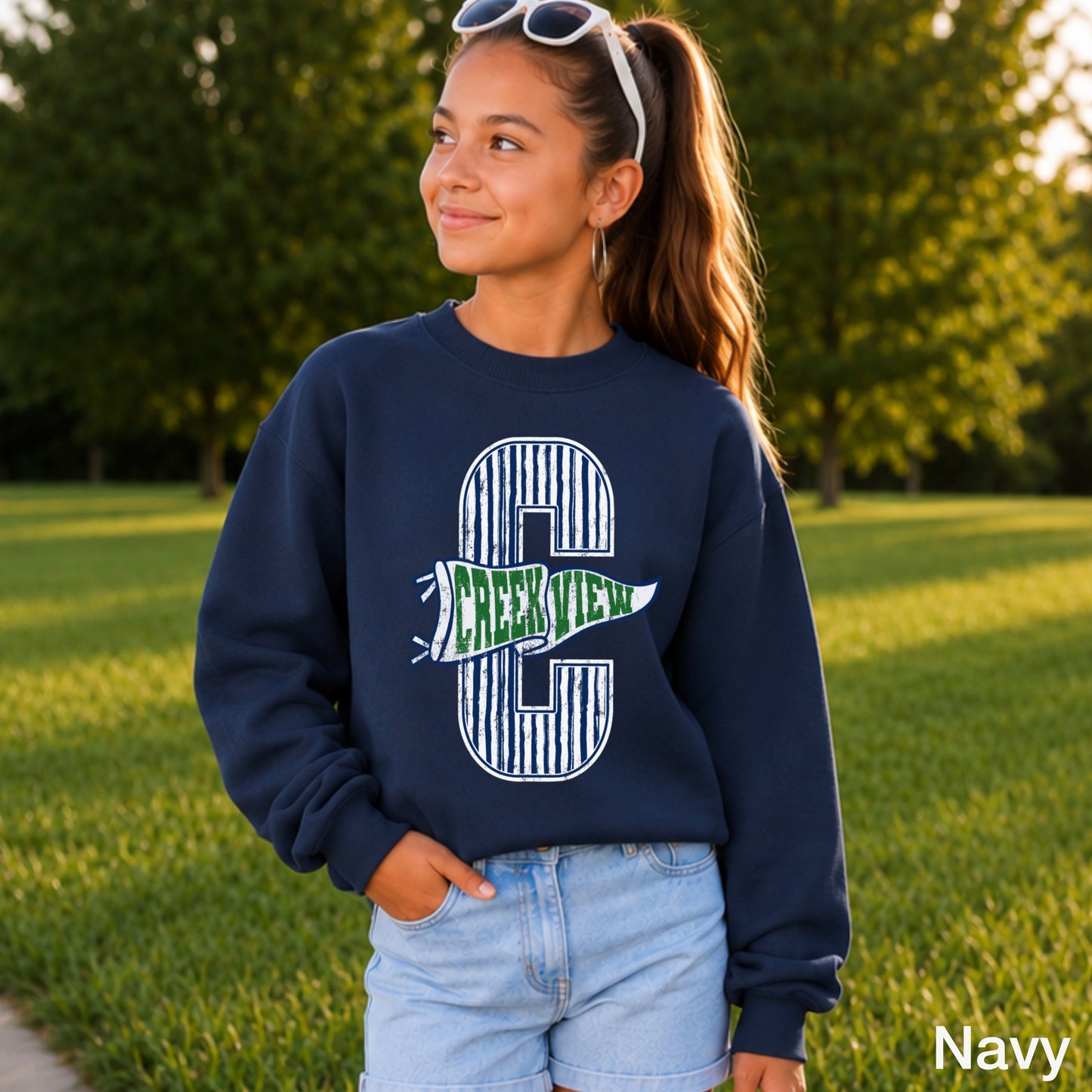 Creekview Youth Crewneck Sweatshirt