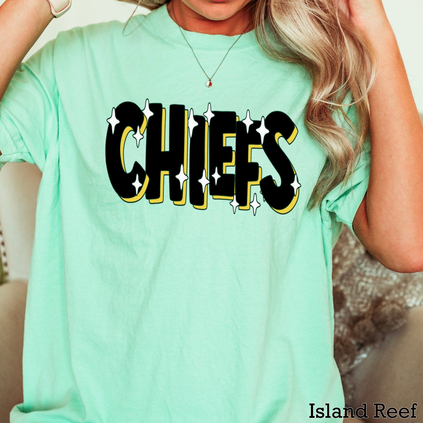 Chiefs  Comfort Color Graphic Tee