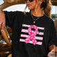Breast Cancer Ribbon DTF Transfer