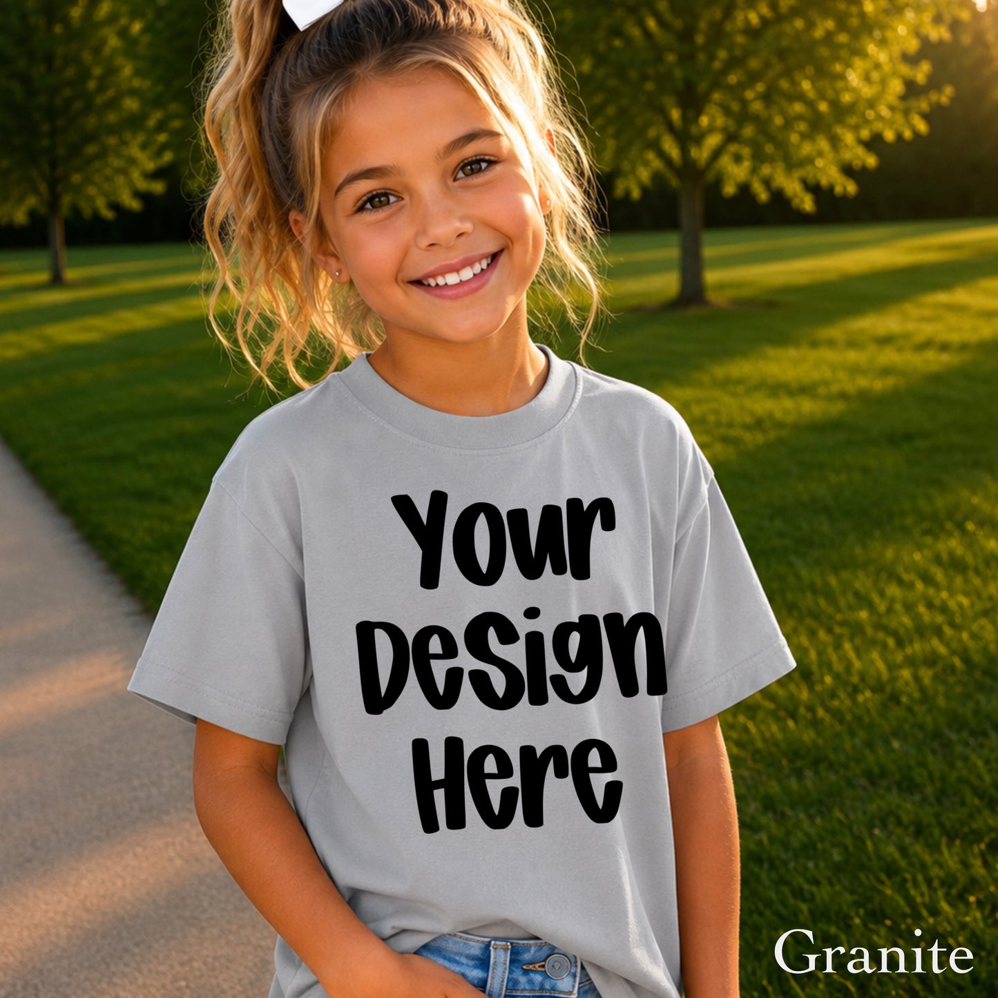 Custom Youth Print On Demand Comfort Color T-Shirt