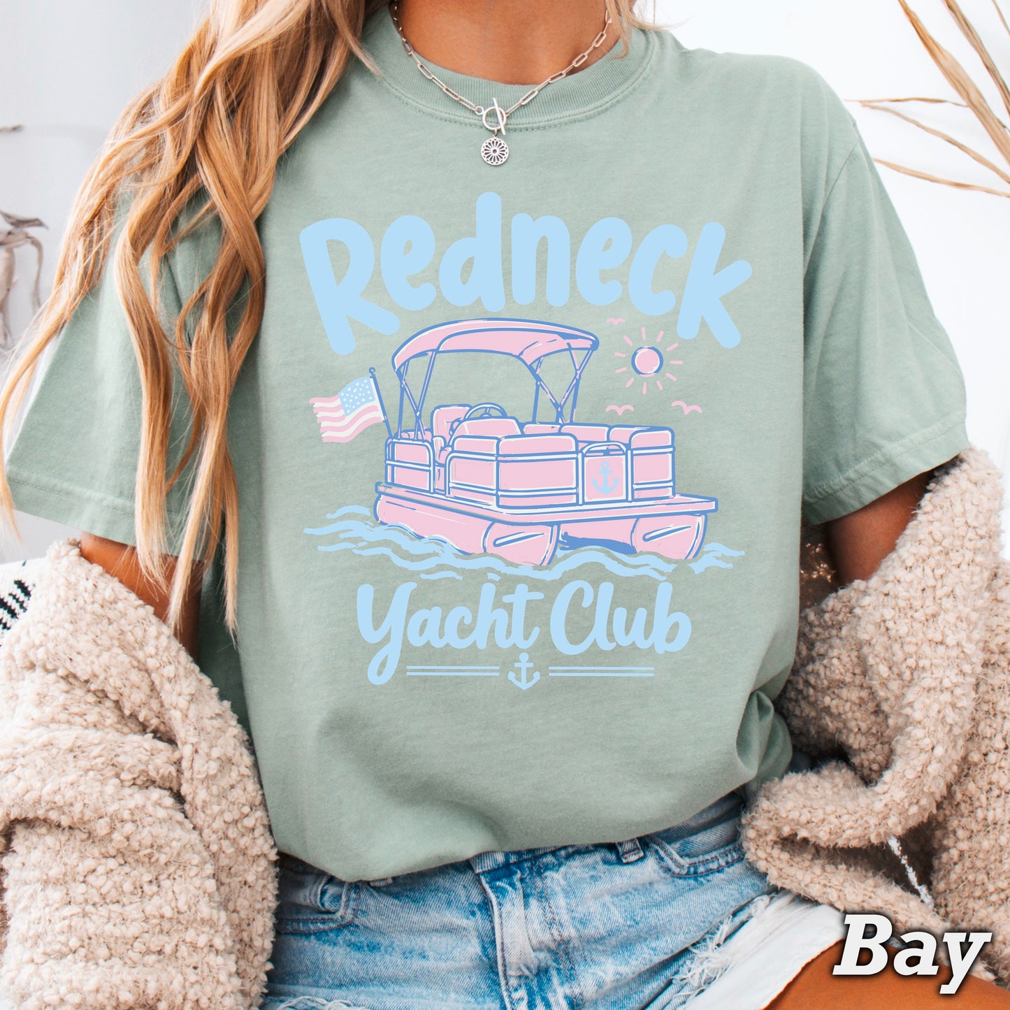 Redneck Yacht Club Comfort Color Graphic Tee