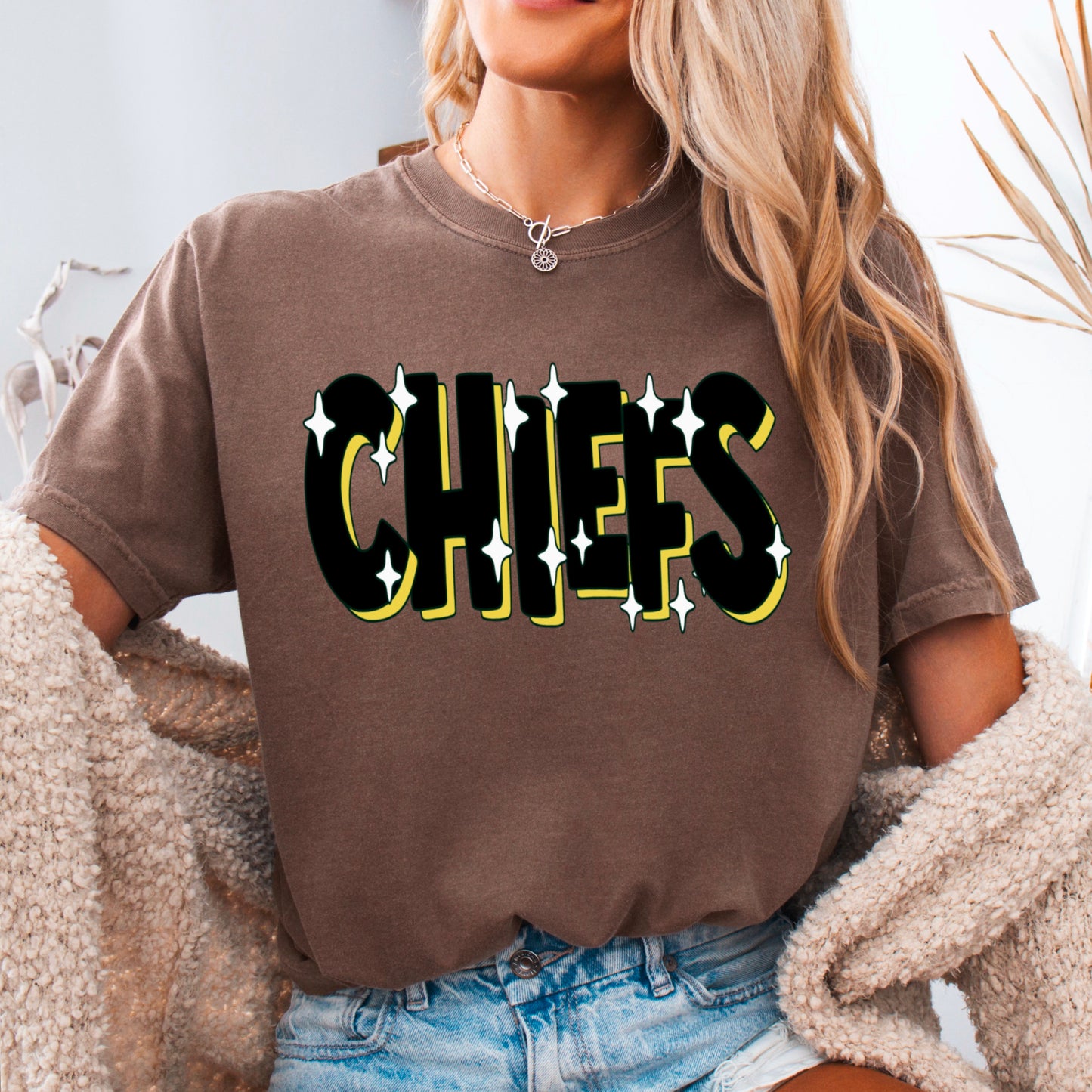 Chiefs  Comfort Color Graphic Tee